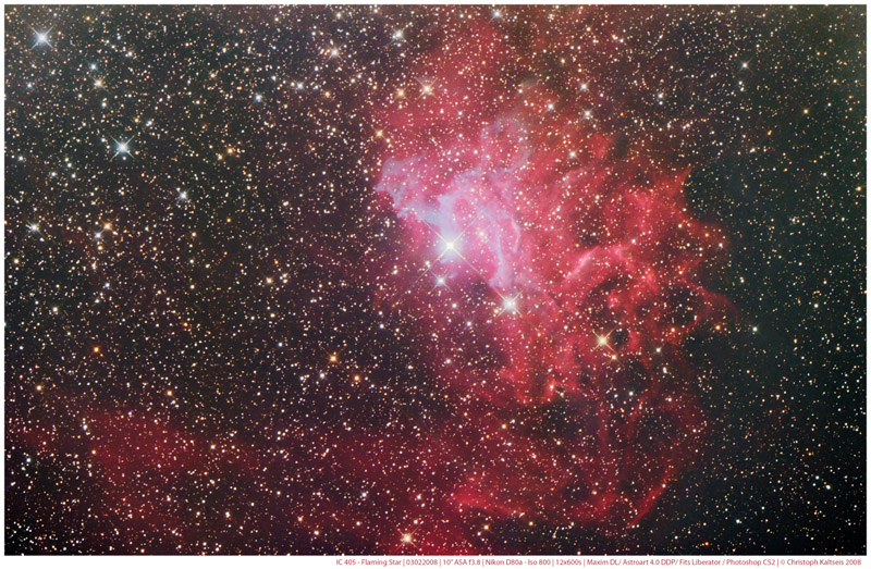 IC 405 &copy; Christoph Kaltseis 2008