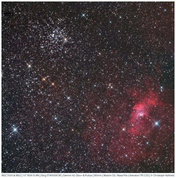 NGC 7635 & M52