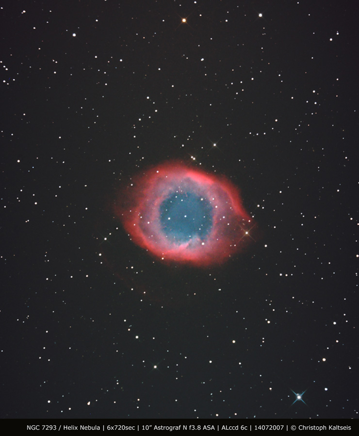 NGC 7293 / Helix Nebula &copy; Christoph Kaltseis 2007